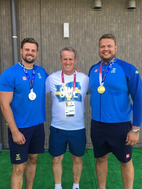 Silver (Simon Pettersson) and Gold (Daniel Ståhl), Tokyo 2020